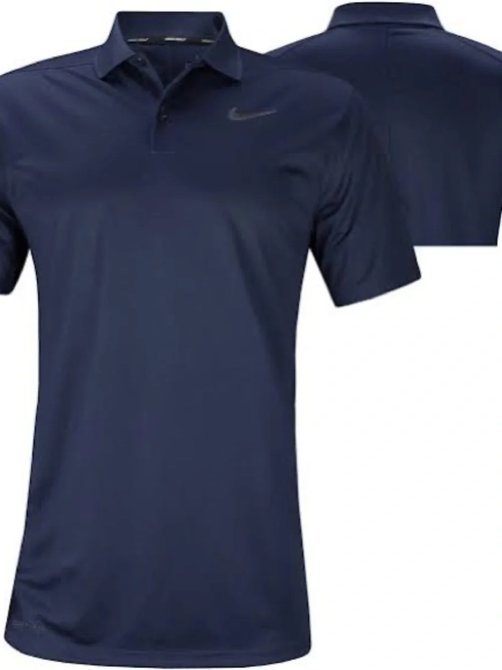 Nike Boys Navy Short-Sleeve Polo